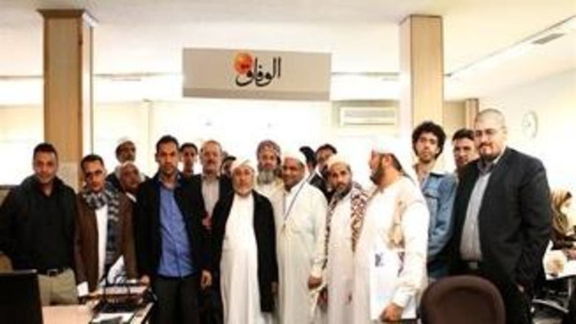 وفد الحوثيين في طهران
