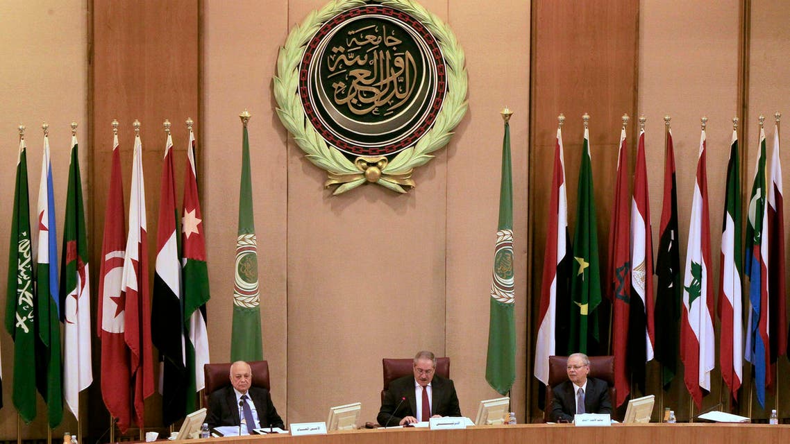 Foreign ministers of the Arab League take part in an emergency meeting at the League's headquarters in Cairo March 9, 2015. Reuters