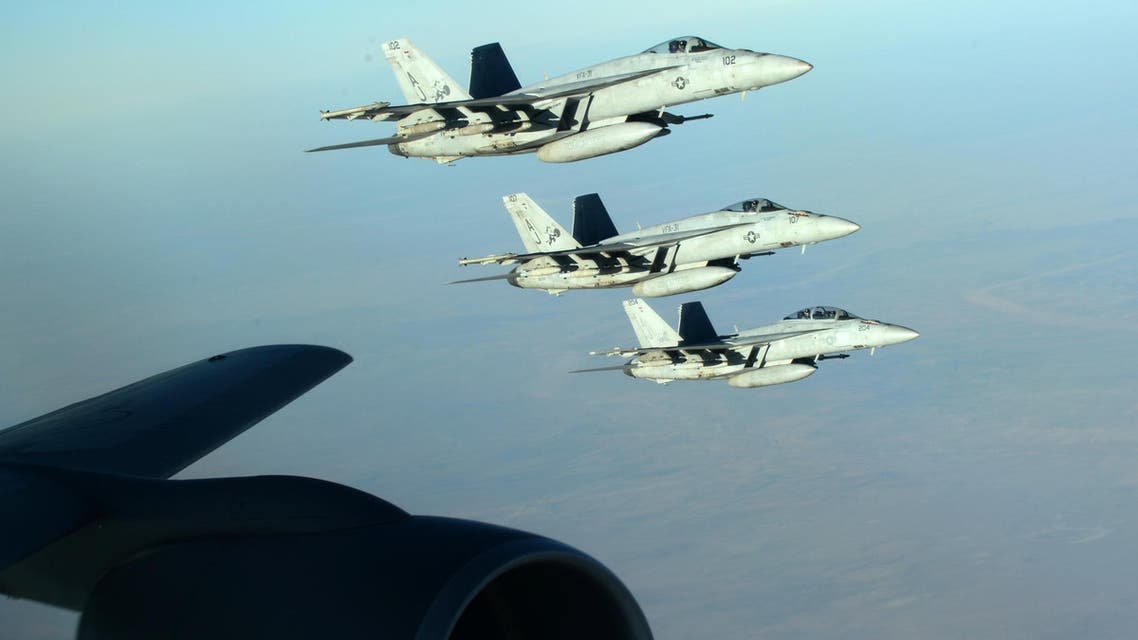 U.S. Navy F-18E Super Hornets AP