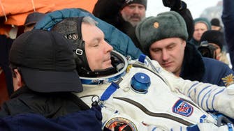 Astronauts return to Earth on Russian Soyuz spaceship 