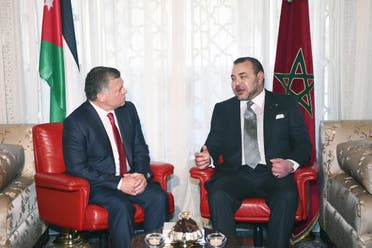 King Abdullah (L) and King Mohammed VI Jordan Morocco (R). (Al Arabiya.net)