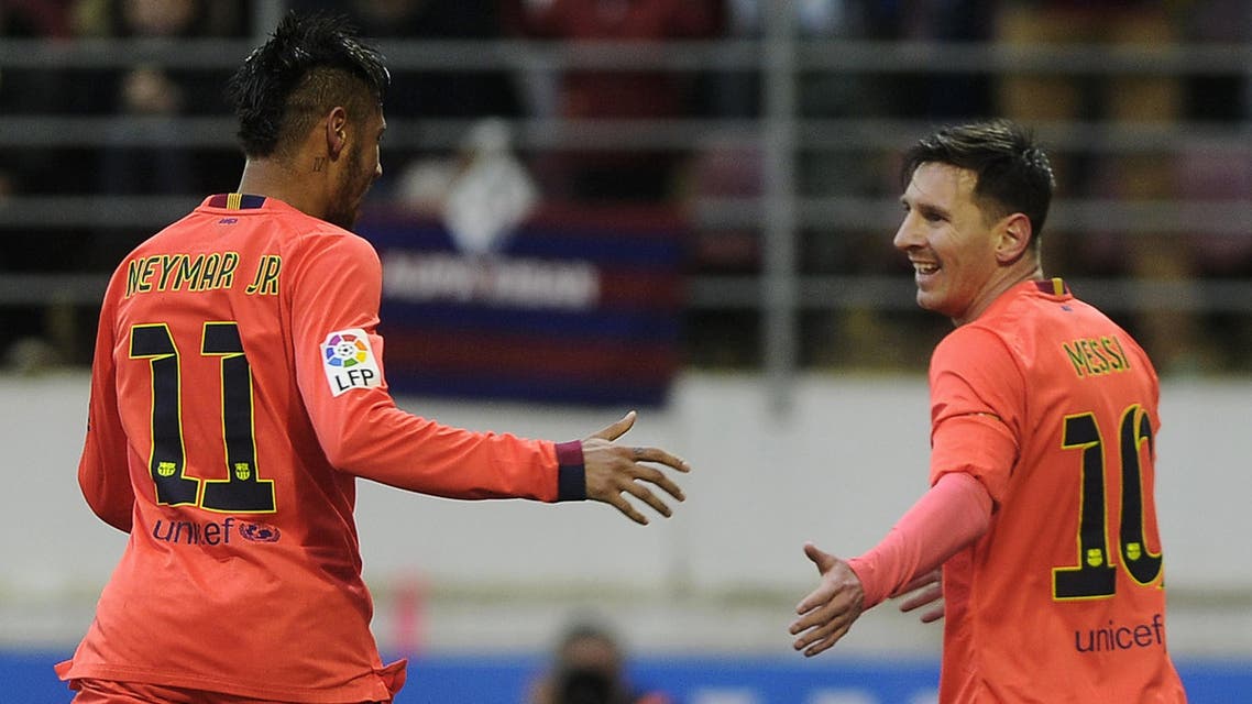 Messi Inspired Barca Riding High Before City Clasico Al Arabiya English Messi Inspired Barca Riding High Before City Clasico Al Arabiya English