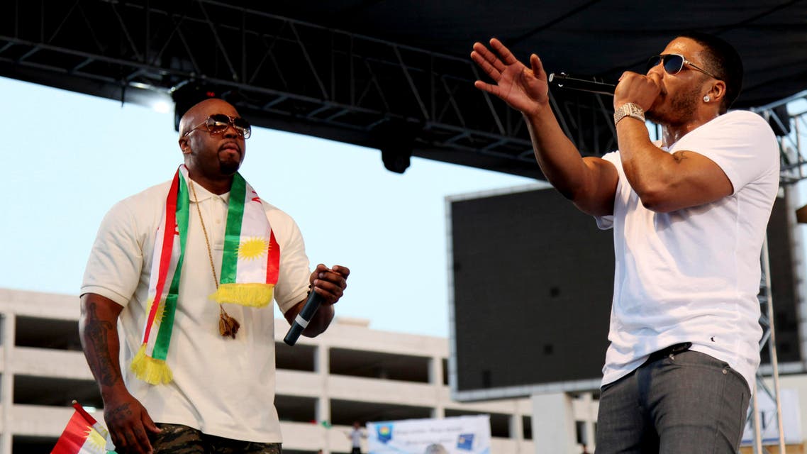 Nelly finds his party people in Erbil, Iraq (AP)