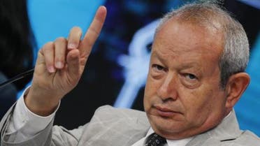 Egyptian billionaire Naguib Sawiris, chairman of Orascom T