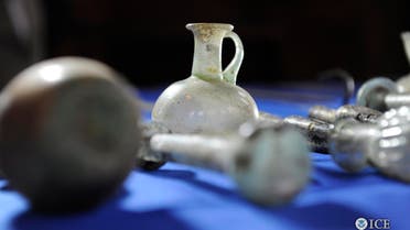 Some of the artifacts from more than 60 Iraqi cultural treasures illegally smuggled into the United States that were returned to Iraq. (Reuters).