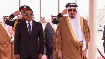 Saudi King Salman holds talks with Maldives president