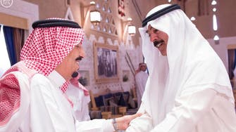 Saudi king meets senior GCC officials