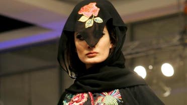  A model presents a creation for a Saudi's designer Abaya collection. (File photo: Reuters)