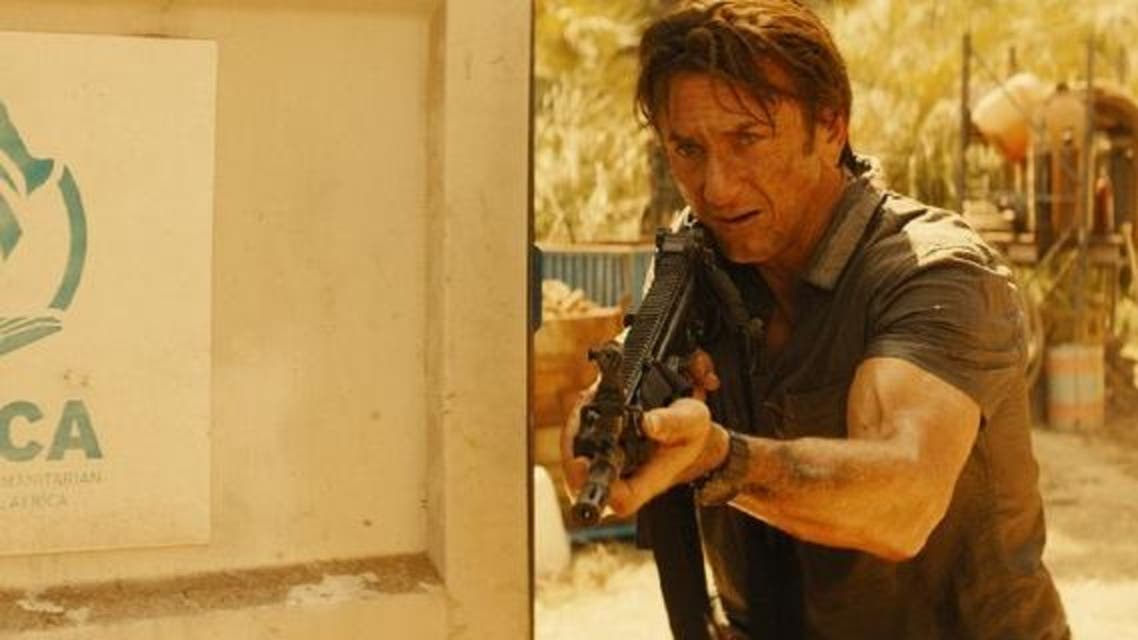 Sean Penn in his latest film 'The Gunman'. (Open Road Films)