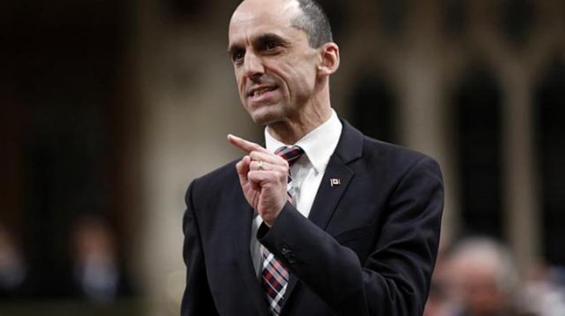 A spokesman for Canada's Public Security Minister Steven Blaney (above) says that the arrest of a 17-year-old Canadian for attempting to join ISIS is "proof that the threat of terrorism is real". (File: Reuters)
