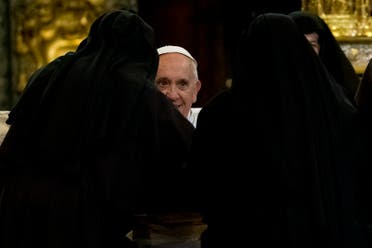 Pope Francis Naples AP