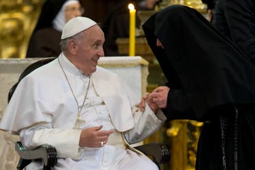 Pope Francis Naples AP
