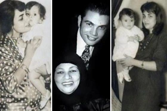 عمرو دياب ووالدته