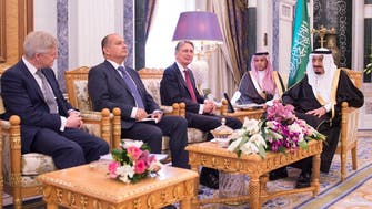 King Salman holds talks with visiting UK Foreign Secretary Hammond