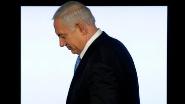 Israeli Prime Minister Benjamin Netanyahu leaves after a press conference in Jerusalem. (File: AP)