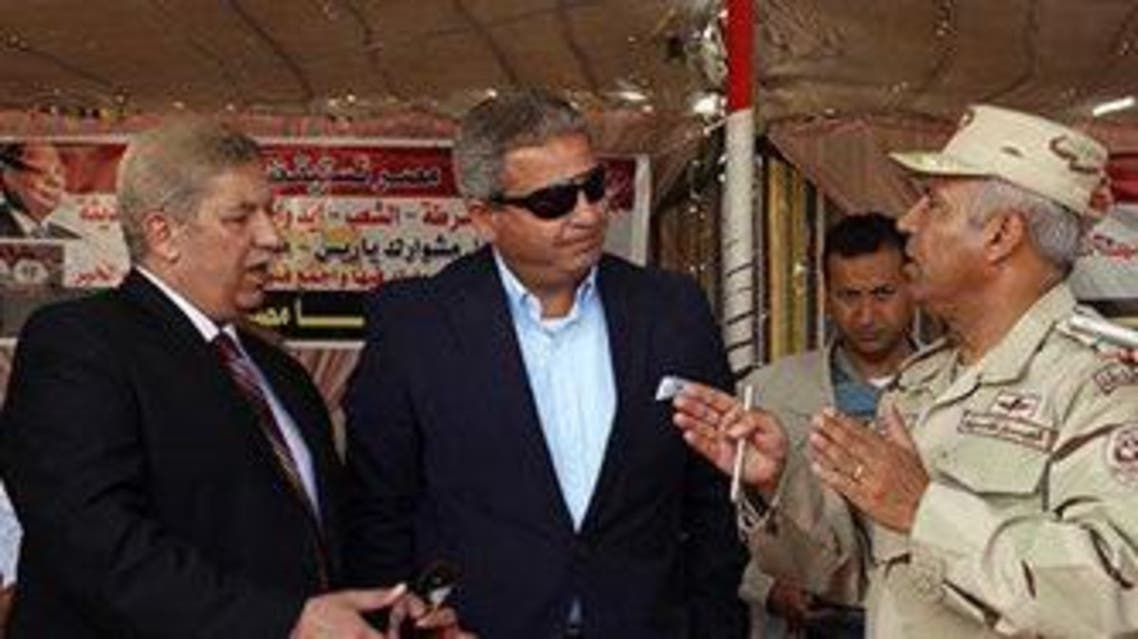 اللواء أركان حرب كامل والمهندس خالد عبد العزيز