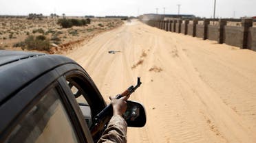 Libya Dawn fighters patrol with a vehicle near Sirte March 19, 2015. (Reuters)