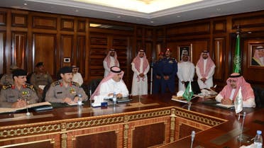 Deputy Crown Prince chairs a meeting of the internal security forces commanders (SPA)