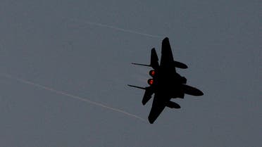 In this Sunday, Jan. 25, 2009 file photo, an F-15 warplane of the Saudi Air Force flies over the Saudi Arabian capital Riyadh during a graduation ceremony at King Faisal Air Force University. (AP)