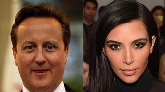 In shocker, David Cameron says he’s related to Kim Kardashian