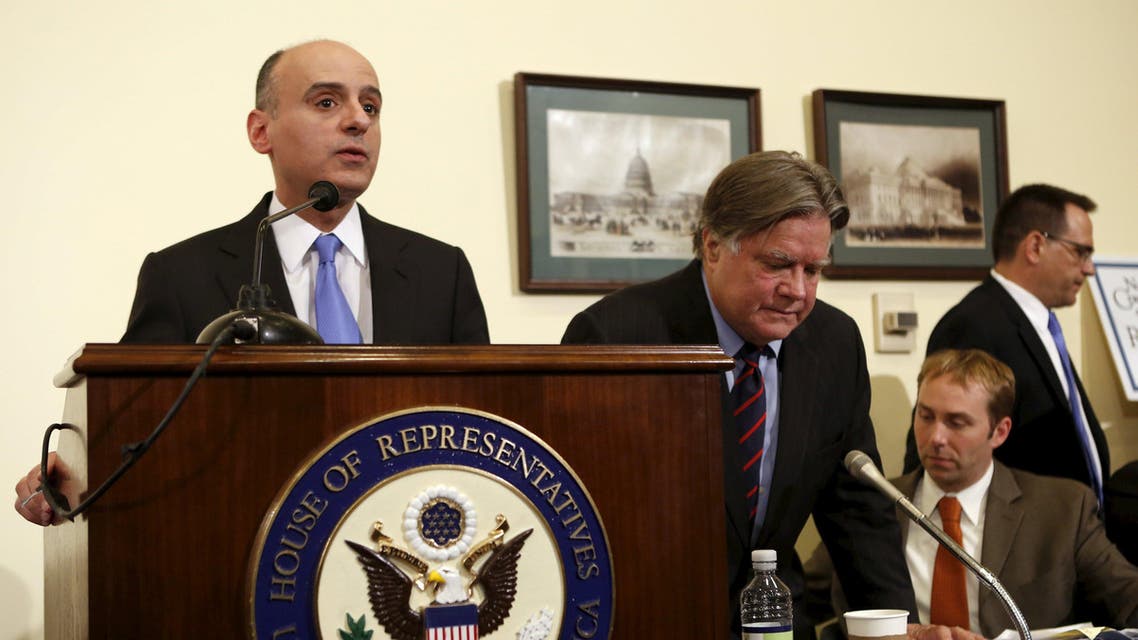 Saudi Arabia's ambassador to the United States Adel al-Jubeir speaks about the situation in Yemen in Washington April 2, 2015. (Reuters)
