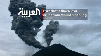 Pyroclastic flows, lava erupt from Mount Sinabung 