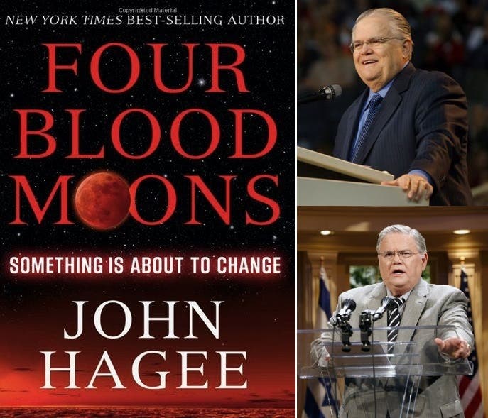 القسيس جون هاغي، وكتابه الذي يتحدث عن 4 كسوفات متتالية يصطبغ بها القمربلون دموي
