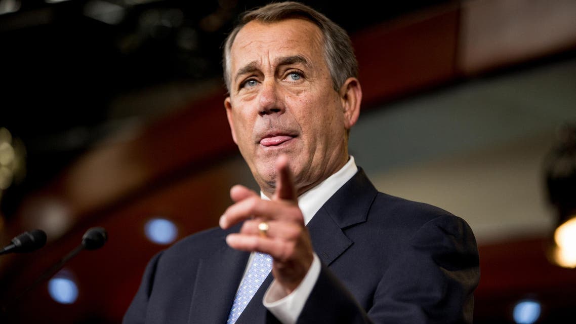 House Speaker John Boehner of Ohio speaks to members of the media during his weekly news Conference on Capitol Hill in Washington, Thursday, March 26, 2015. (File: AP)