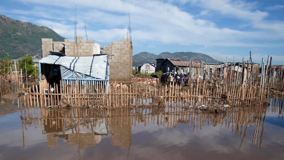 Shack homes stand in floodwater in Cap-Haitien, Haiti, Friday, Nov. 7, 2014. (File Photo: AP)