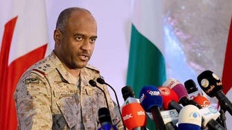 Houthis storing ammunition in residential areas: Saudi spokesman 