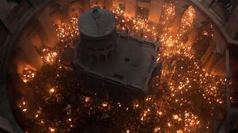 Orthodox Christians mark ‘Holy Fire’ rite in Jerusalem