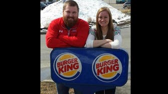 Mr. Burger and Miss King to get free Burger King wedding