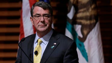 Defense Secretary Ash Carter speaks to Stanford University students Thursday, April 23, 2015, in Stanford, Calif. Carter's speech is entitled Rewiring the Pentagon: Charting a New Path on Innovation and Cybersecurity. (AP)