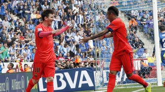 Neymar and Messi help 10-man Barca beat Espanyol