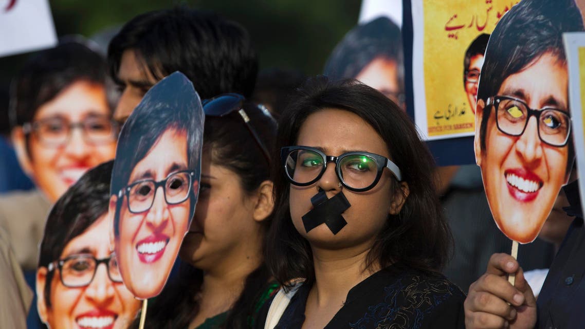 Protests in Pakistan over rights activist's murder