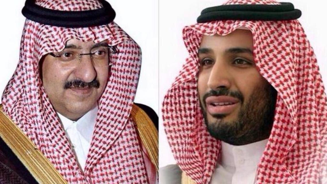 محمد بن سلمان و محمد بن نايف