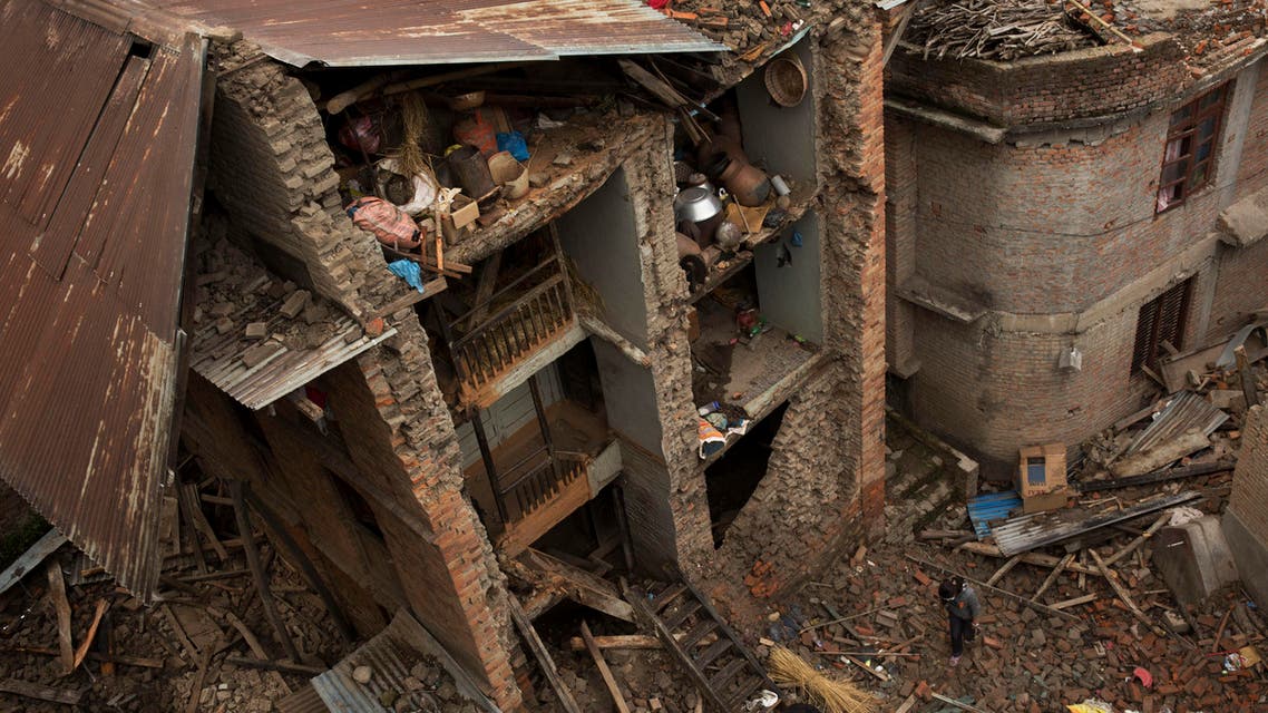 The death toll currently stands at 5,500 with many more injured. But it is expected the number of dead is likely to soar to at least 10,000 people (AP)