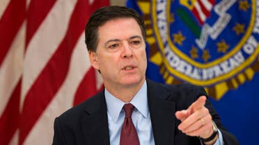 FBI director James Comey as he gestures during a news conference at FBI headquarters in Washington. (File: AP)