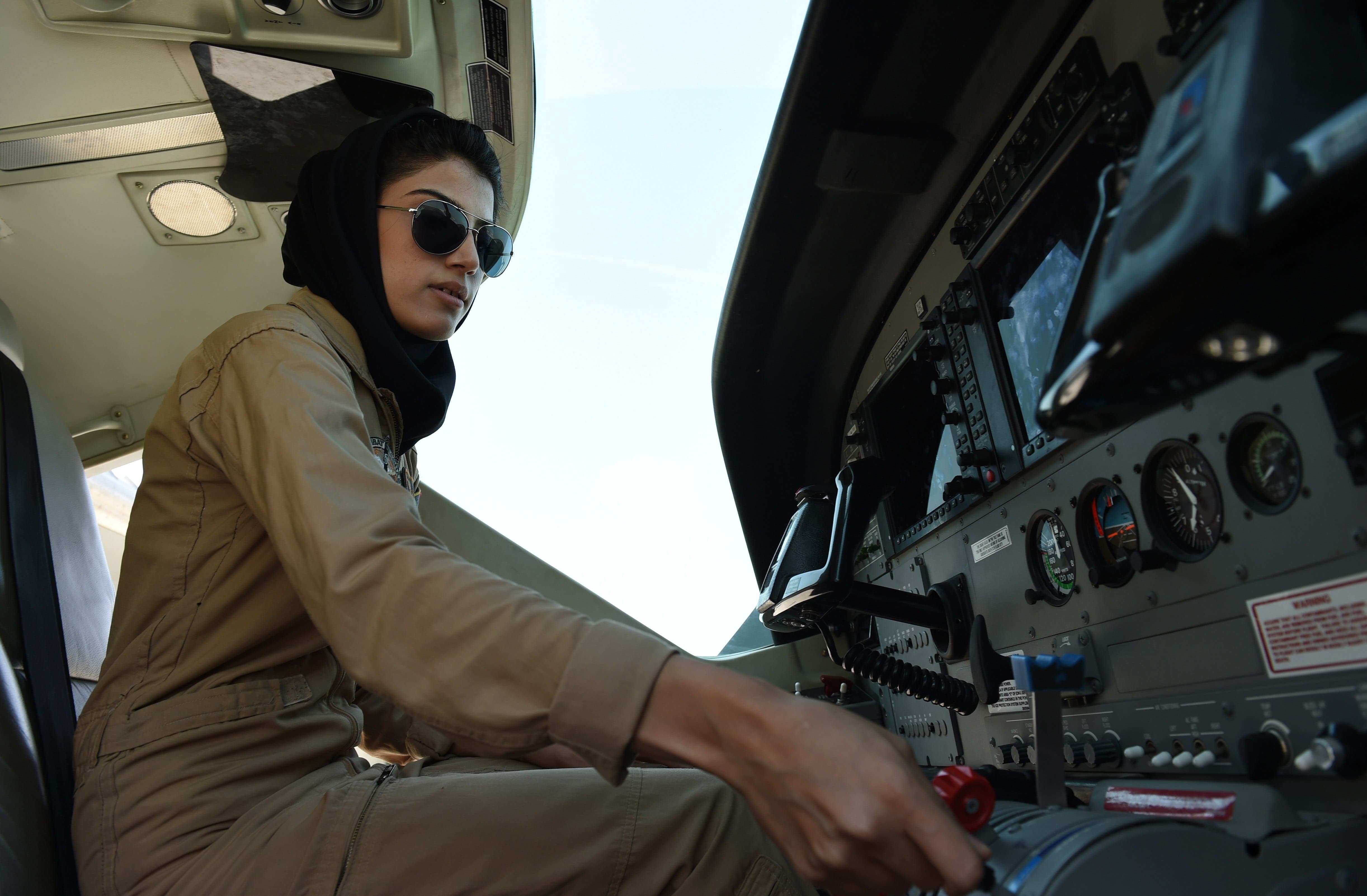 Afghanistan’s first female pilot defies threats
