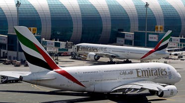 Emirates passenger planes are parked at their gates at Dubai airport in United Arab Emirates, Thursday, May 8, 2014. (File: AP)
