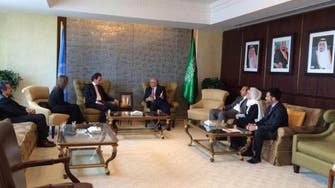 Syrian opposition leader meets with Saudi U.N. envoy