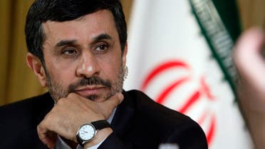 Mahmoud Ahmadinejad, President of the Islamic Republic of Iran, listens during an interview with editorial staff from the Associated Press on Thursday, Sept. 22, 2011 in New York. 