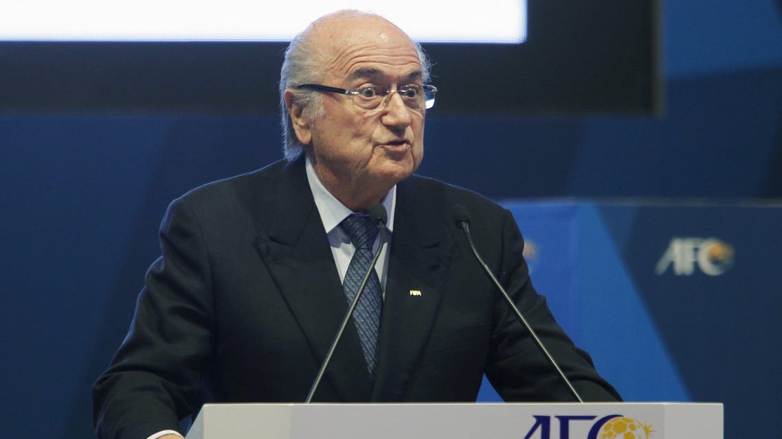 FIFA President Sepp Blatter speaks at the 26th AFC Congress in Manama. Reuters