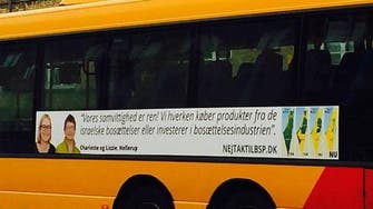 Danish bus ads on Israeli settlements brought to a halt