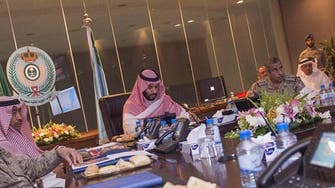 Saudi deputy crown prince meets with senior armed forces