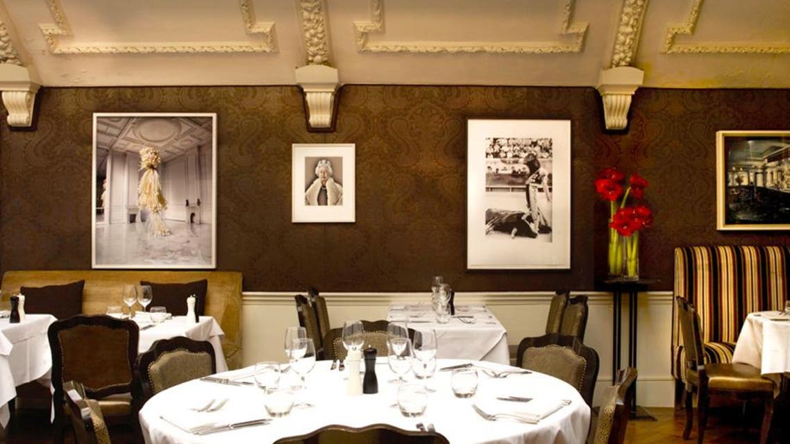 The dining room at the famous private-members’ club. (Photo courtesy: Groucho Club)