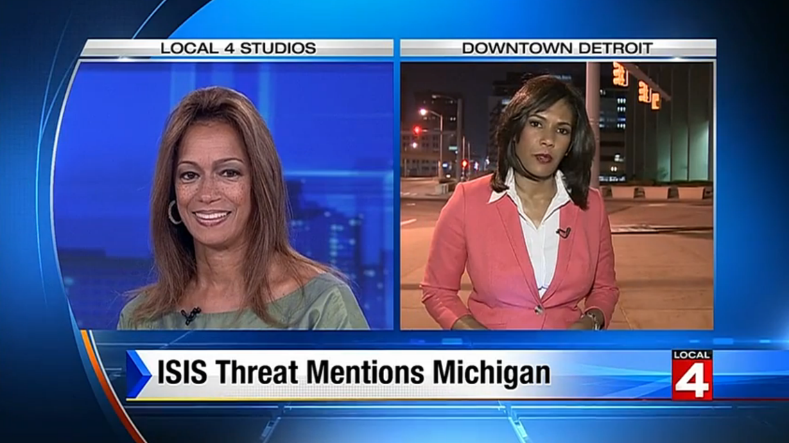 Anchor Carmen Harlan made the controversial remark on Wednesday. (WDIV-TV Local 4)