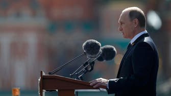 Putin takes swipe at U.S. in Victory Day speech