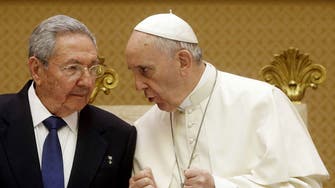 Castro at Vatican thanks pope for mediation role with U.S.