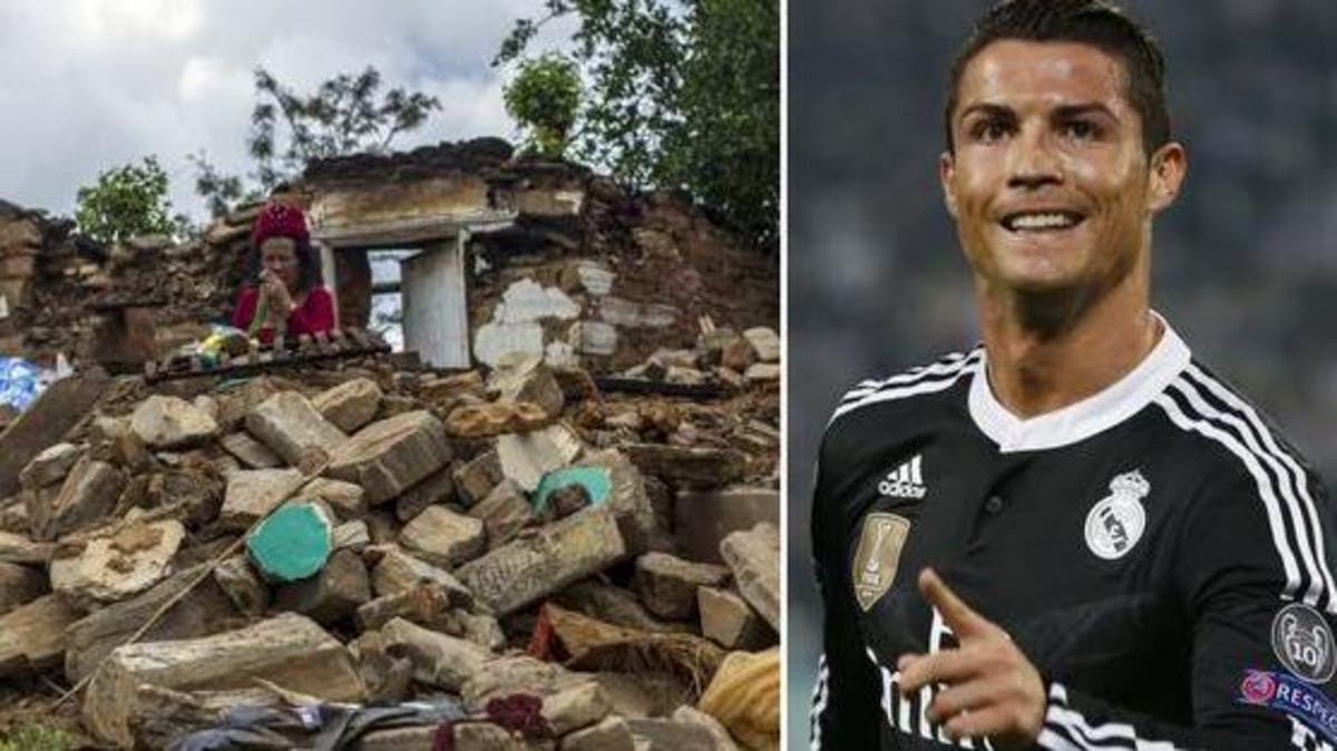 Cristiano Ronaldo reportedly donates $7 mln to Nepal | Al Arabiya English